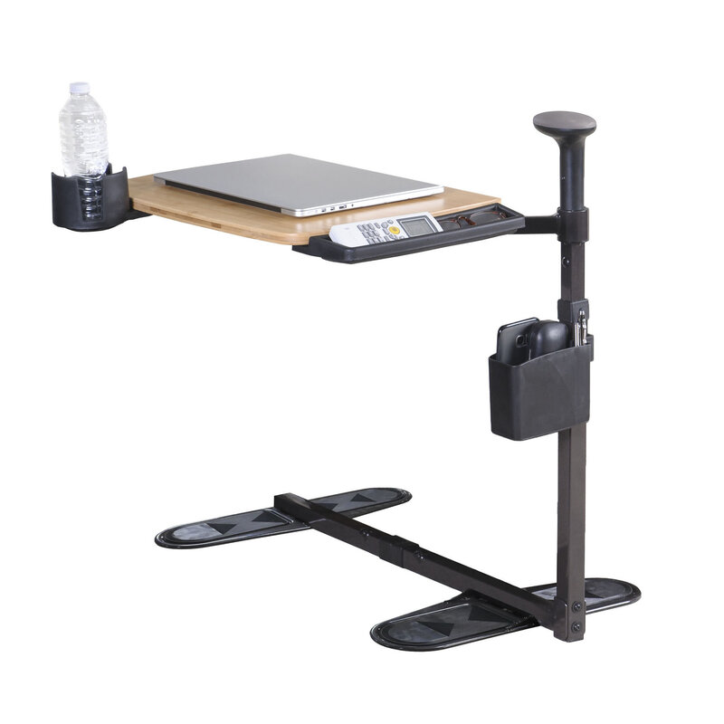 SIG-Signature Stander Stander Signature Life Independence Tray Table w/Handle Cup Holder & Pouch