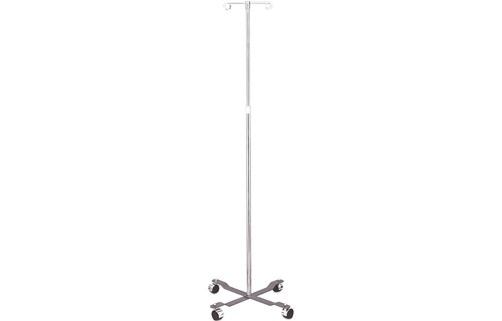 Carex IV Pole 2 hooks 4 Caster Base