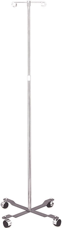 Carex IV Pole 2 hooks 4 Caster Base
