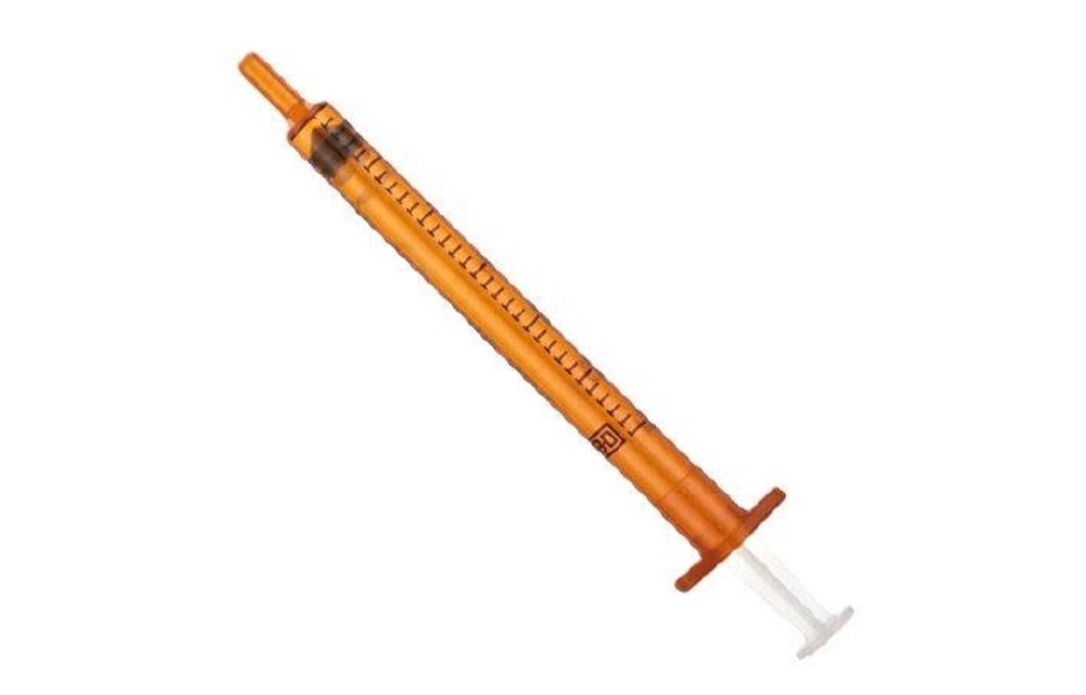 BD Oral Syringe Tip Cap Non-Sterile 1ml 100/bx