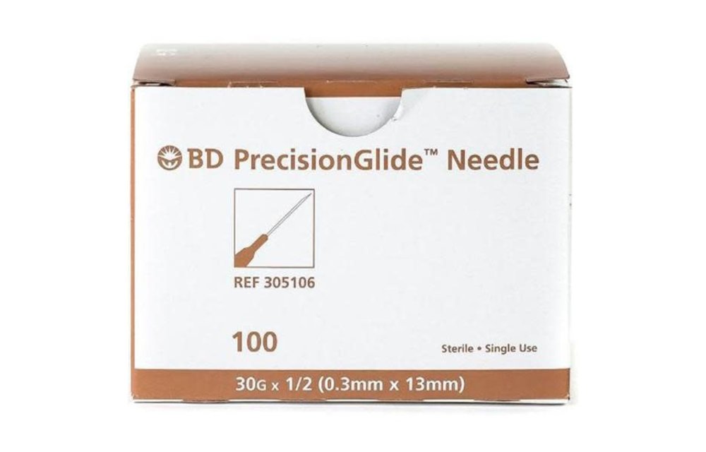 BD PrecisionGlide Hypodermic Needle 100/bx