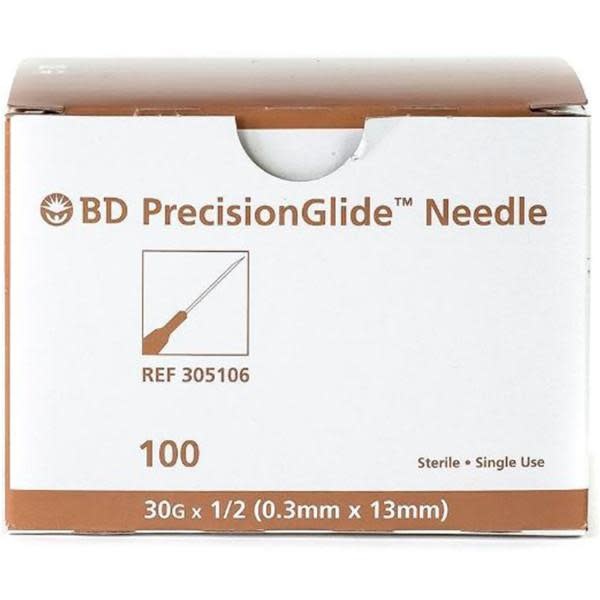 BD PrecisionGlide Hypodermic Needle 100/bx