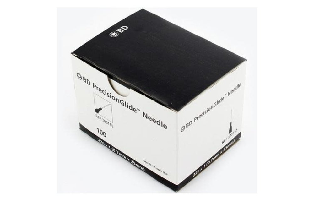 BD PrecisionGlide Hypodermic Needle 100/bx