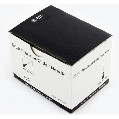 BD PrecisionGlide Hypodermic Needle 100/bx