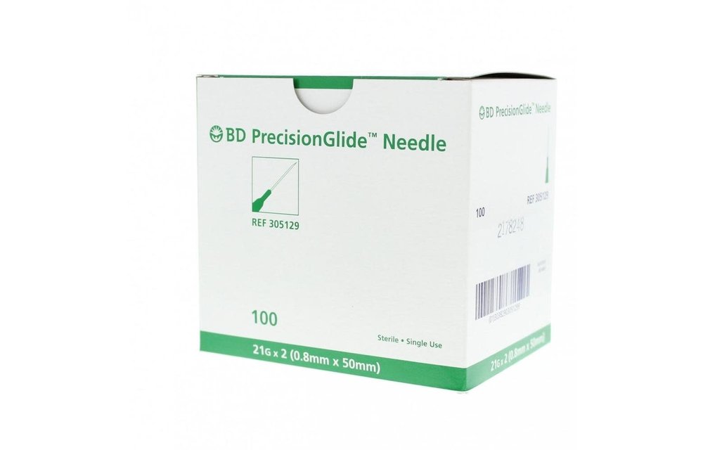 BD PrecisionGlide Hypodermic Needle 100/bx