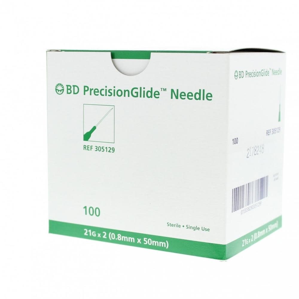 BD PrecisionGlide Hypodermic Needle 100/bx