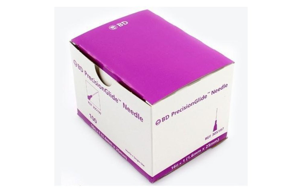 BD PrecisionGlide Hypodermic Needle 100/bx