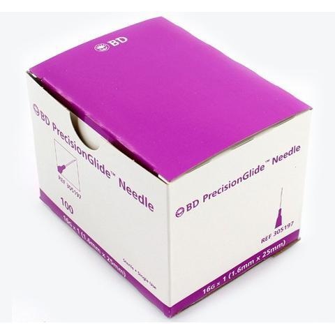 BD PrecisionGlide Hypodermic Needle 100/bx