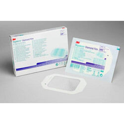 3M 3M Tegaderm Diamond Pattern Film Dressing 4 x 4 3/4 - Single