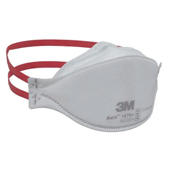 3M 3M Aura 1870 Health Care Particulate Respirator & Surgical Mask 20/Bx