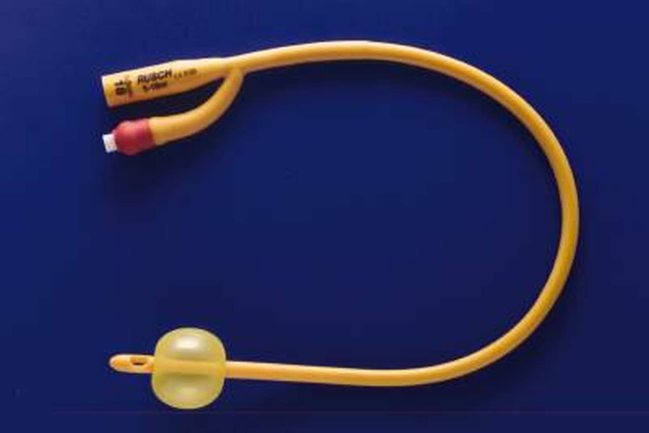 RSH-Rusch Rusch® Gold Silicone‑Coated Latex 2-Way Foley Catheter5cc 16FR - 10/Bx