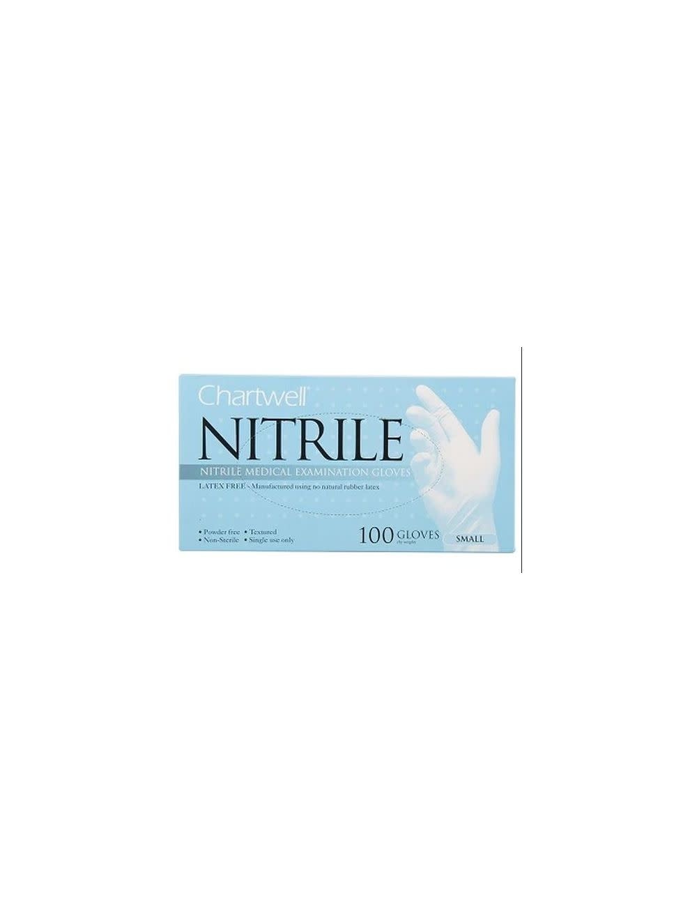 Chartwell Nitrile Gloves 100/bx