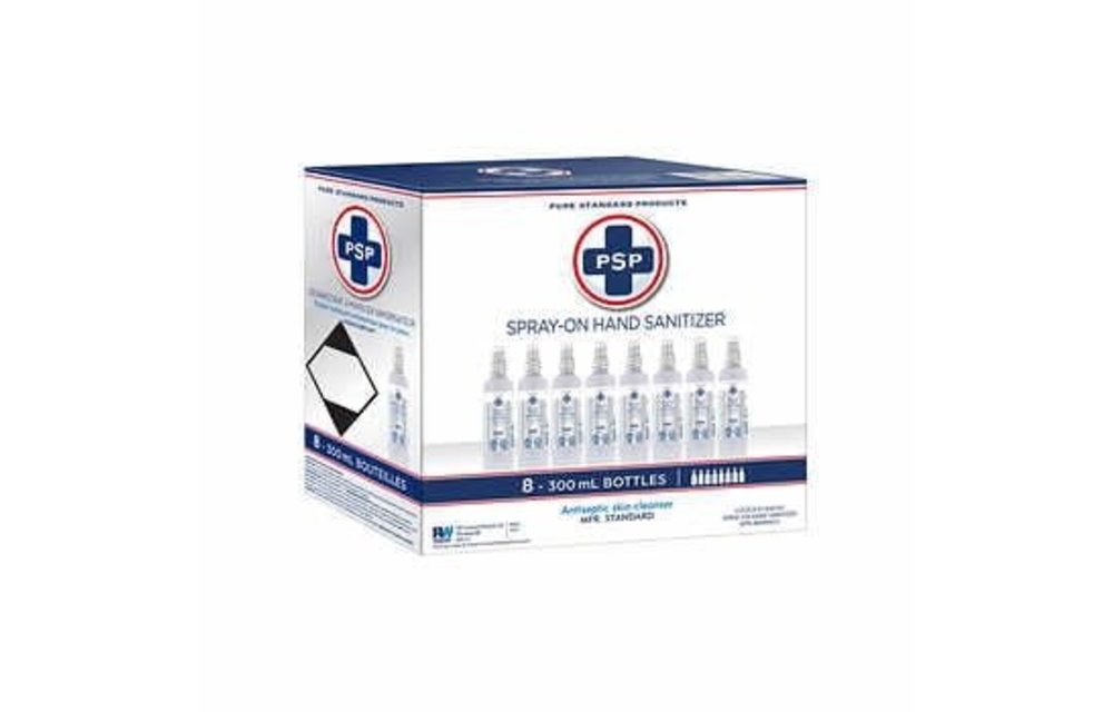 Spray 99% Rubbing Alcohol Isopropyl & Antiseptic Cleaner 300ml 8/bx - Box