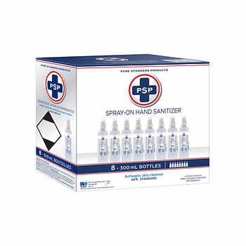 Spray 99% Rubbing Alcohol Isopropyl & Antiseptic Cleaner 300ml 8/bx - Box
