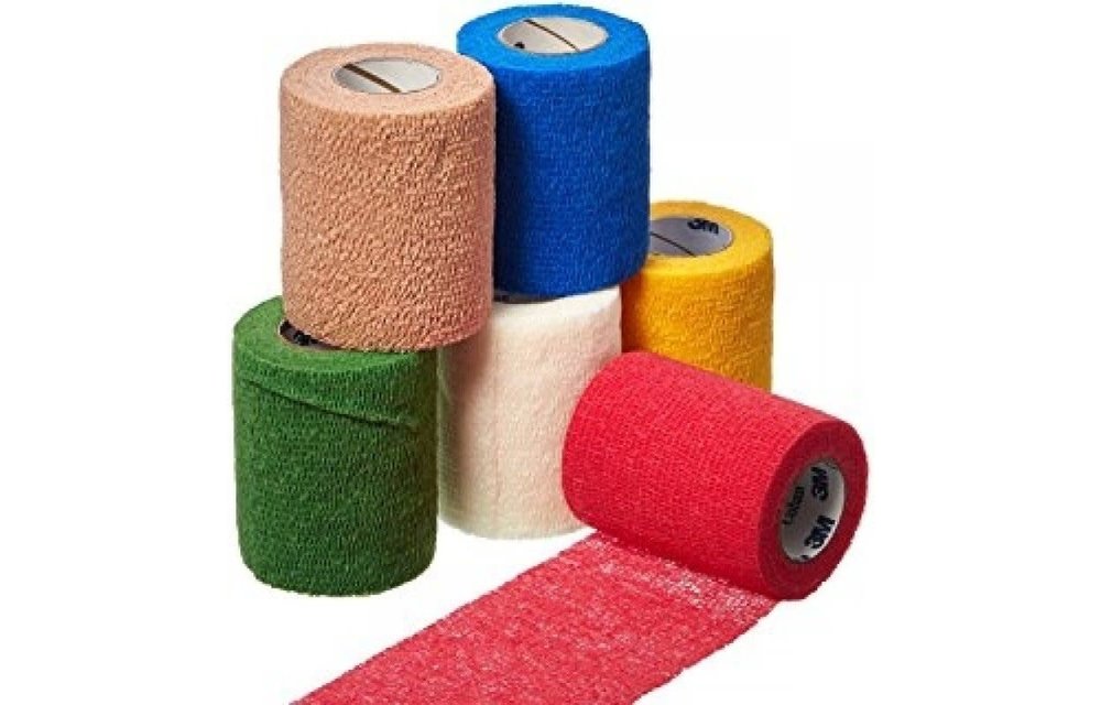 Nexcare™ Self Adhering Athletic Wrap 3"x5yd Blue