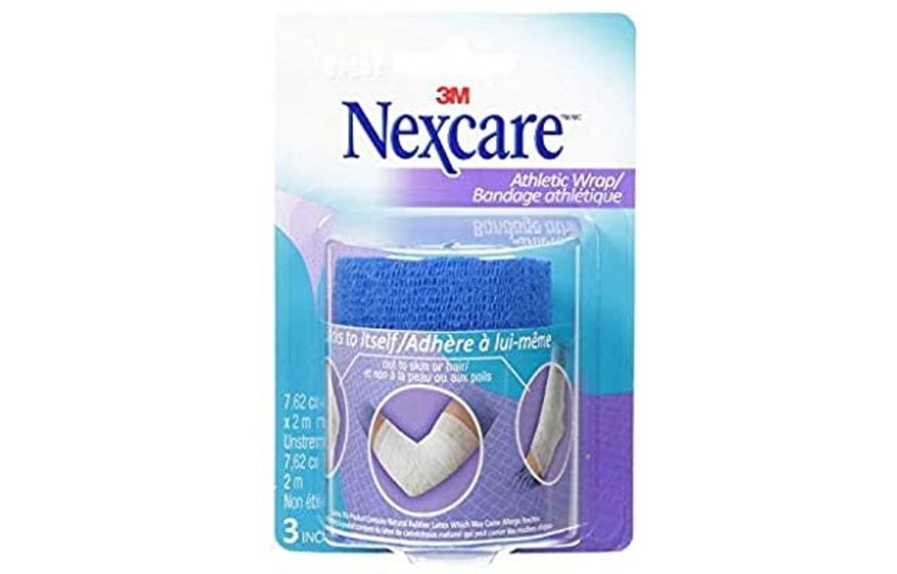 Nexcare™ Self Adhering Athletic Wrap 3"x5yd Blue