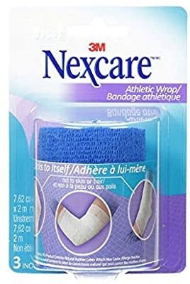 Nexcare™ Self Adhering Athletic Wrap 3"x5yd Blue