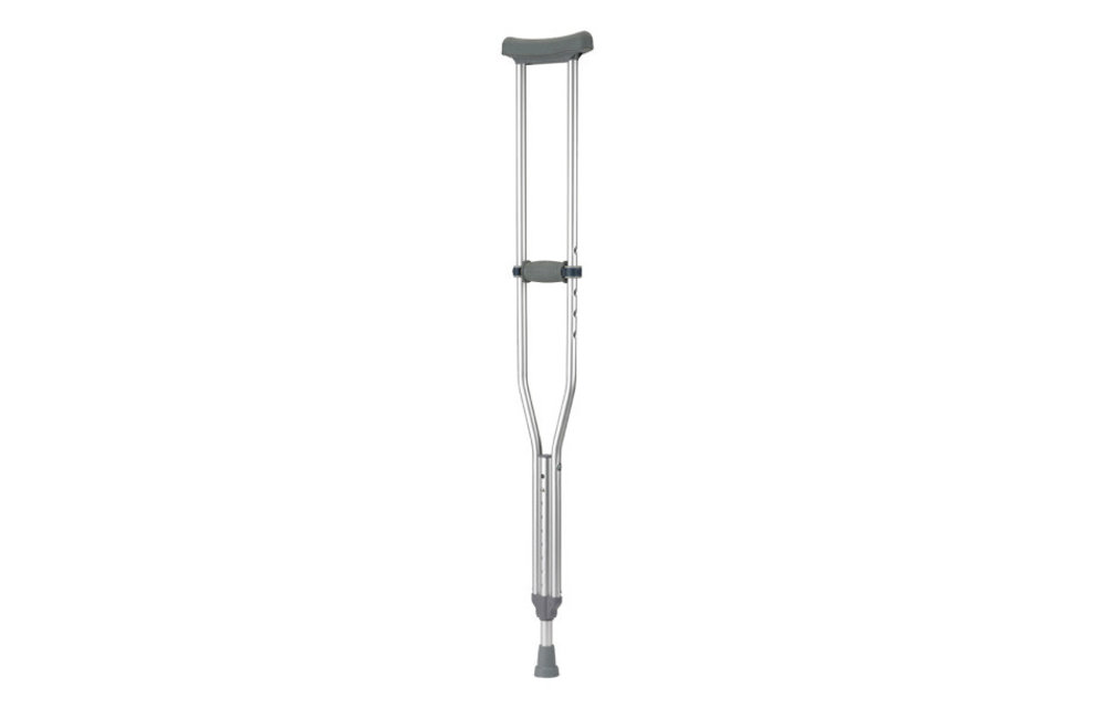 Drive EZ Adjust Aluminum Crutches Euro-Style Clip