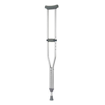 Drive Medical Drive EZ Adjust Aluminum Crutches Euro-Style Clip