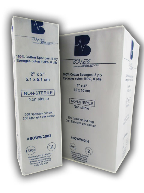 Bowers Cotton Gauze 8-Ply 200/bg