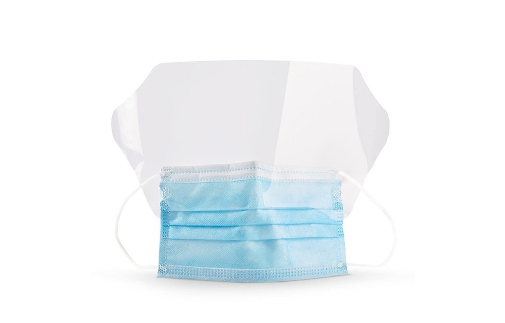 Kross Level 3 ASTM Medical Face Masks with Anti-Fog and Visor 50/bx