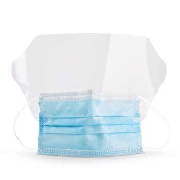 Kross Direct Kross Level 3 ASTM Medical Anti-Fog Face Masks & Visor 50/bx