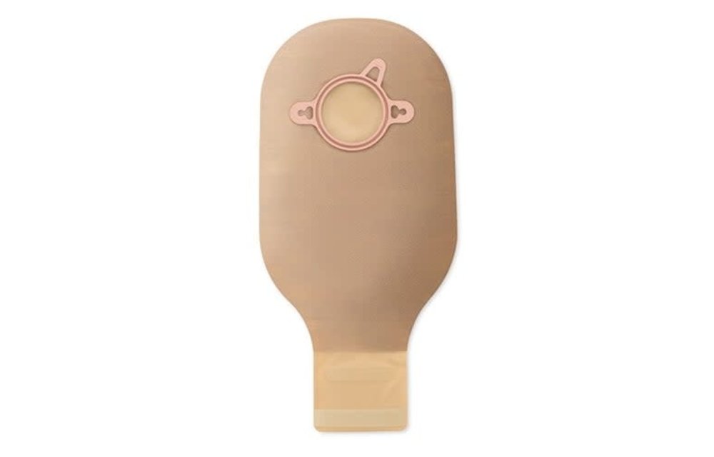 New Image Two-Piece Drainable Pouch Lock 'n Roll Beige 1-3/4''1-3/4''10/bx
