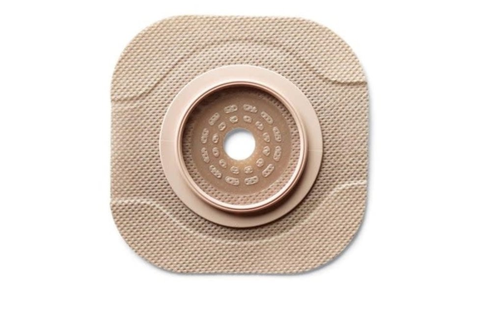 Hollister New Image Flat CeraPlus Skin Barrier 1-3/4'' Cut-to-fit w/Tape Border 5/bx