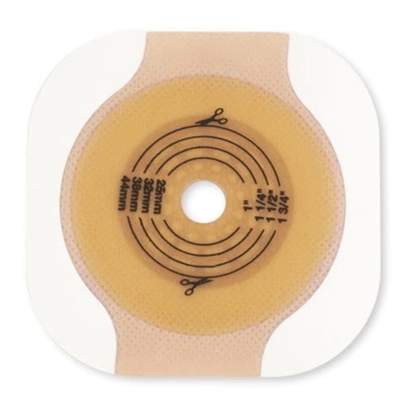 HOL- Hollister Hollister New Image Flat CeraPlus Skin Barrier 1-3/4'' Cut-to-fit w/Tape Border 5/bx
