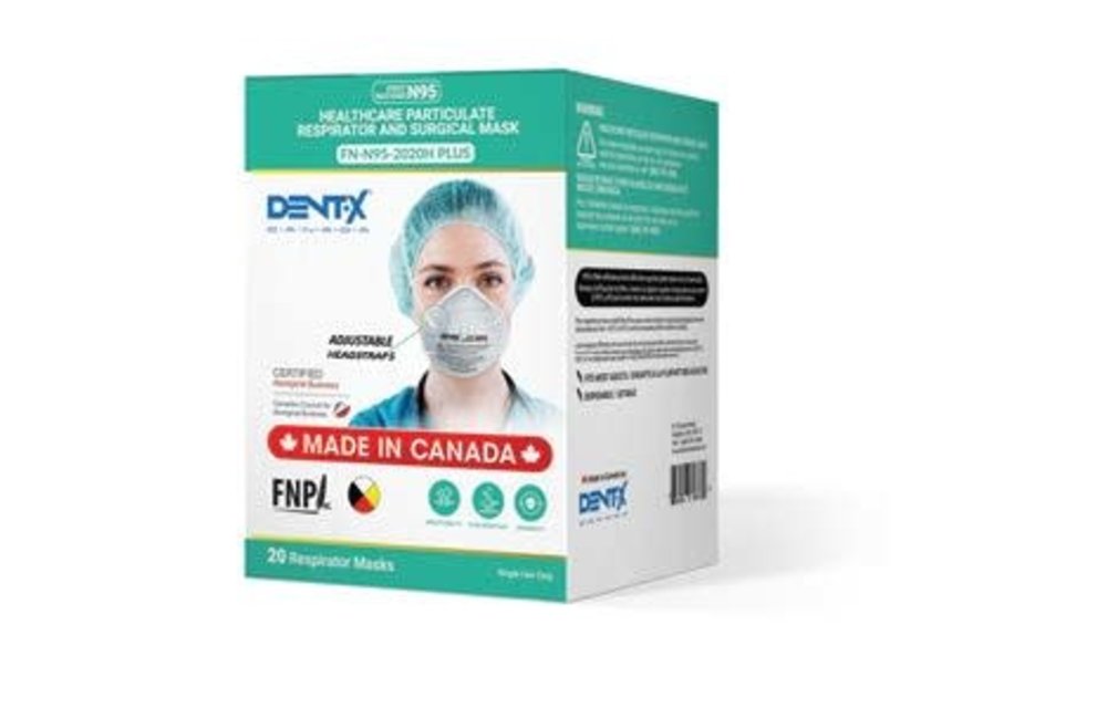 DENT-X Healthcare Particulate Respirator N95 2020H Plus Made in Canada