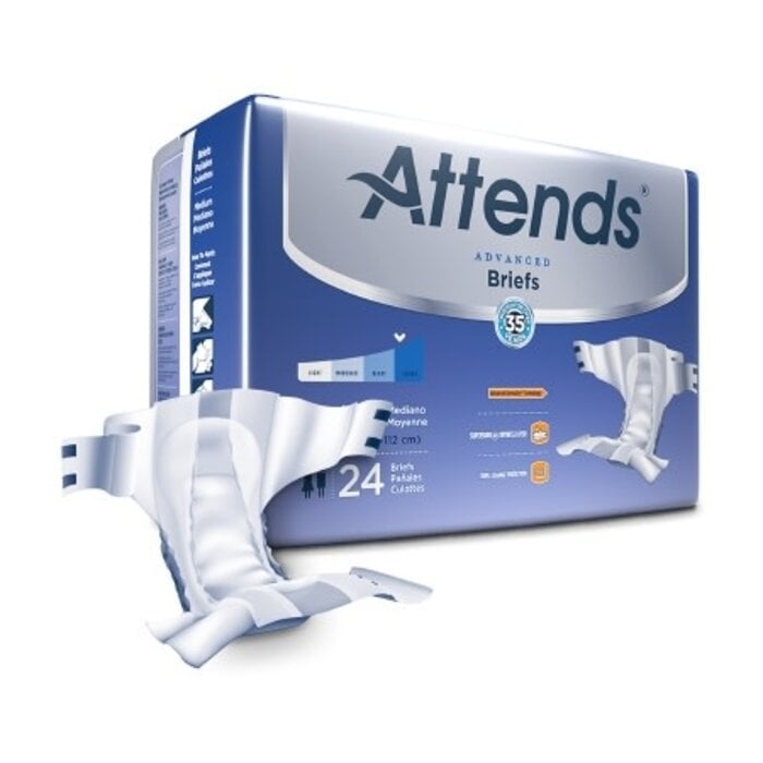 Incontinence briefs and packaging