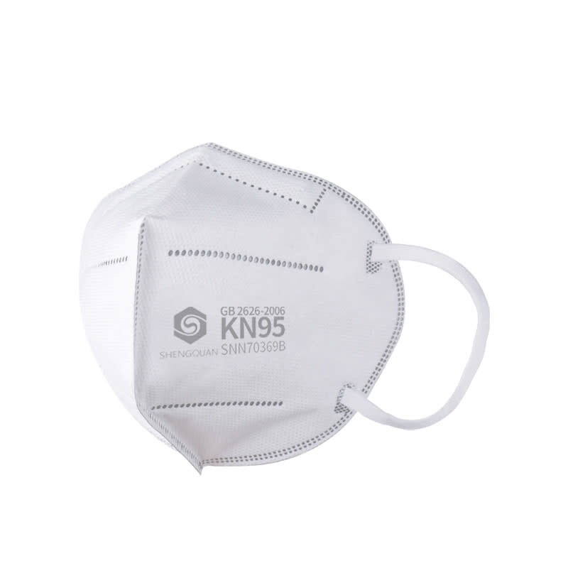 SSNM-Shandong Shengquan New Materials KN95 Protective Face Mask Ear Loop and Ear Savers 40/bx