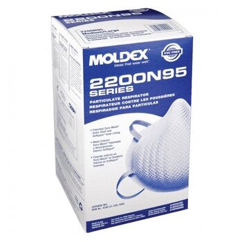 MDX-Moldex Moldex 2200 N95 Medium/Large 20/bx