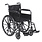 Drive Medical Drive Silver Sport 1 Wheelchair (Fixed) Full Arm (FA) Foot Rest (SF) 18" 250lbs