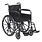 DRV-Drive Medical Drive Silver Sport 1 Wheelchair (Fixed) Full Arm (FA) Foot Rest (SF) 18" 250lbs