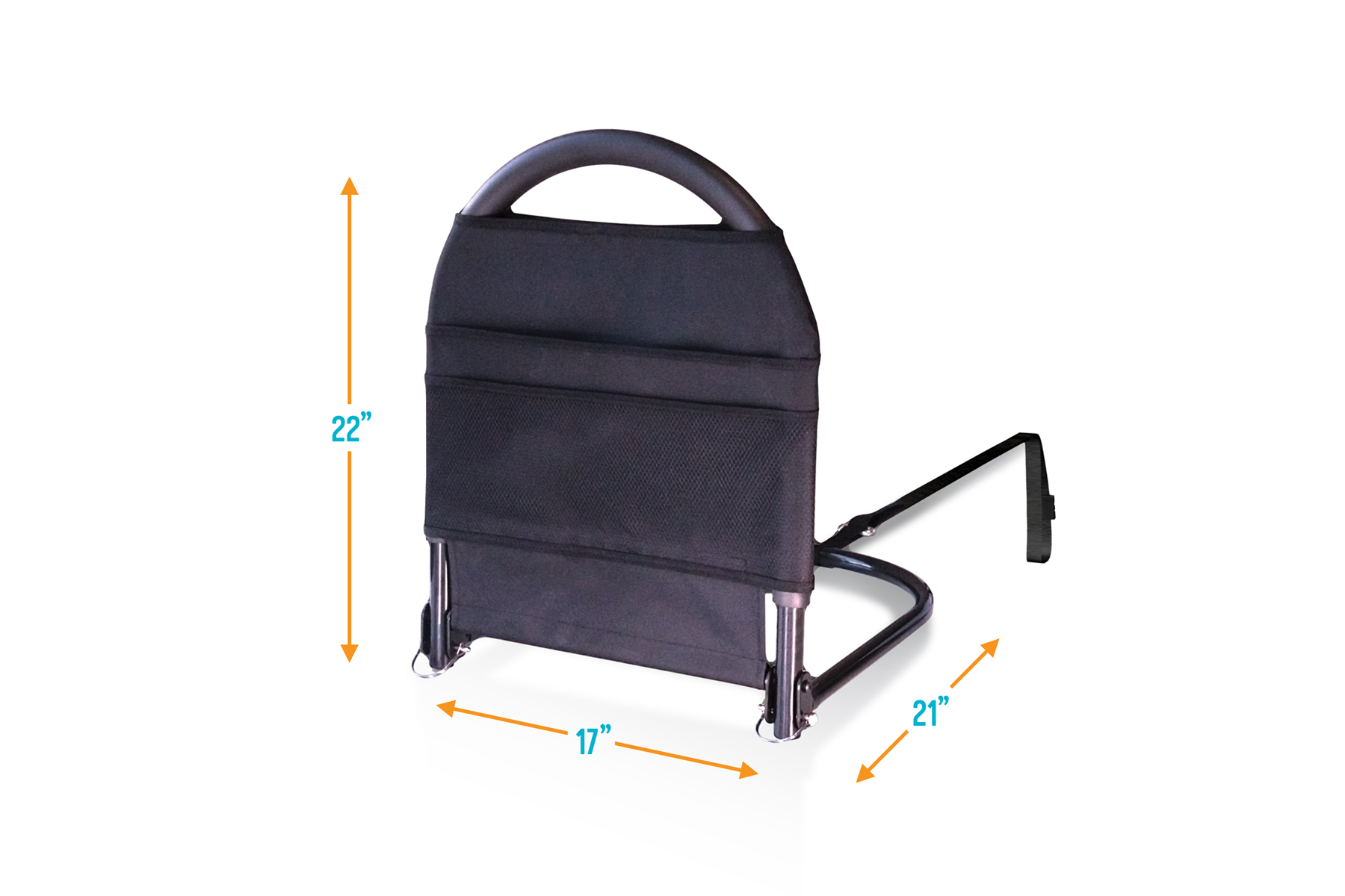 STN-Stander Stander Bed Rail Advantage Traveler Folding Padded Pouch 400lbs