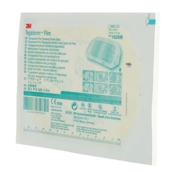 3M-3M 3M Tegaderm Film  (10 cm x 12 cm) 4" x 4-3/4" 50/bx