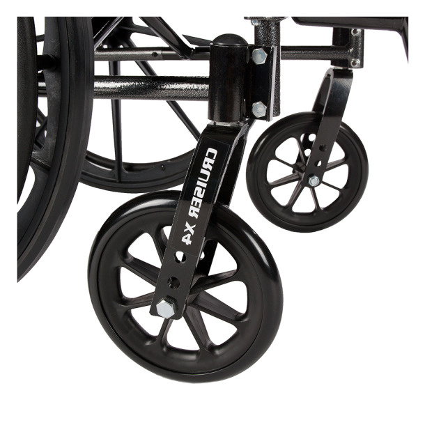 Cruiser X4 Wheelchair Adjustable Seat Height Detachable Desk Arm (ADDA) Foot Rest (SF) 300lbs