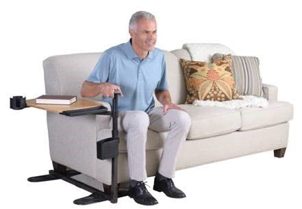 SIG-Signature Stander Stander Signature Life Independence Tray Table w/Handle Cup Holder & Pouch