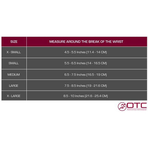 OTC - Airway Surgical OTC Wrist Splint 6" Left