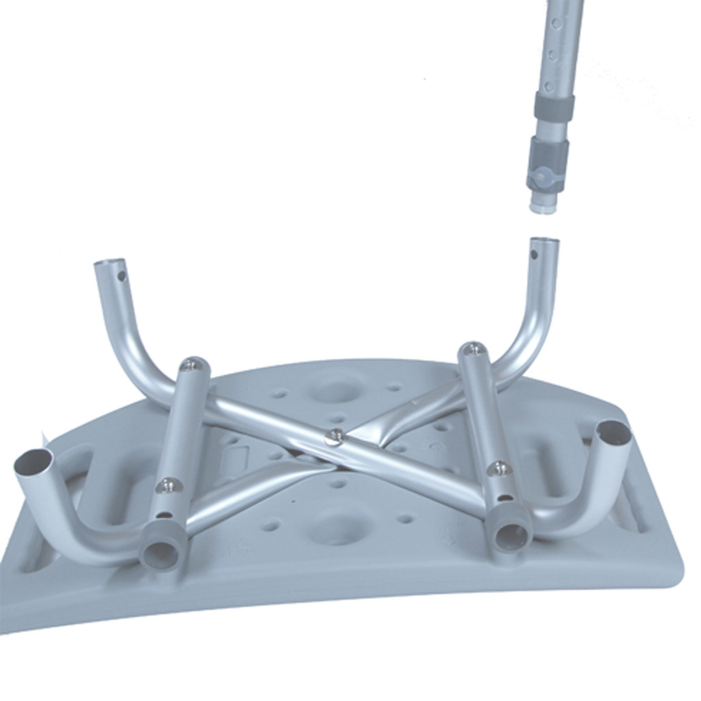 Deluxe Aluminum Shower Chair w/Back 400lbs