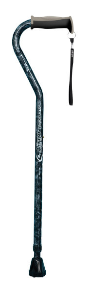 ARGO-Airgo Airgo Comfort-Plus Aluminum Cane w/Offset Handle
