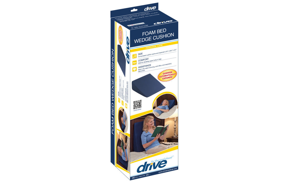 Drive Compressed Bed Wedge Cushion 8.5"
