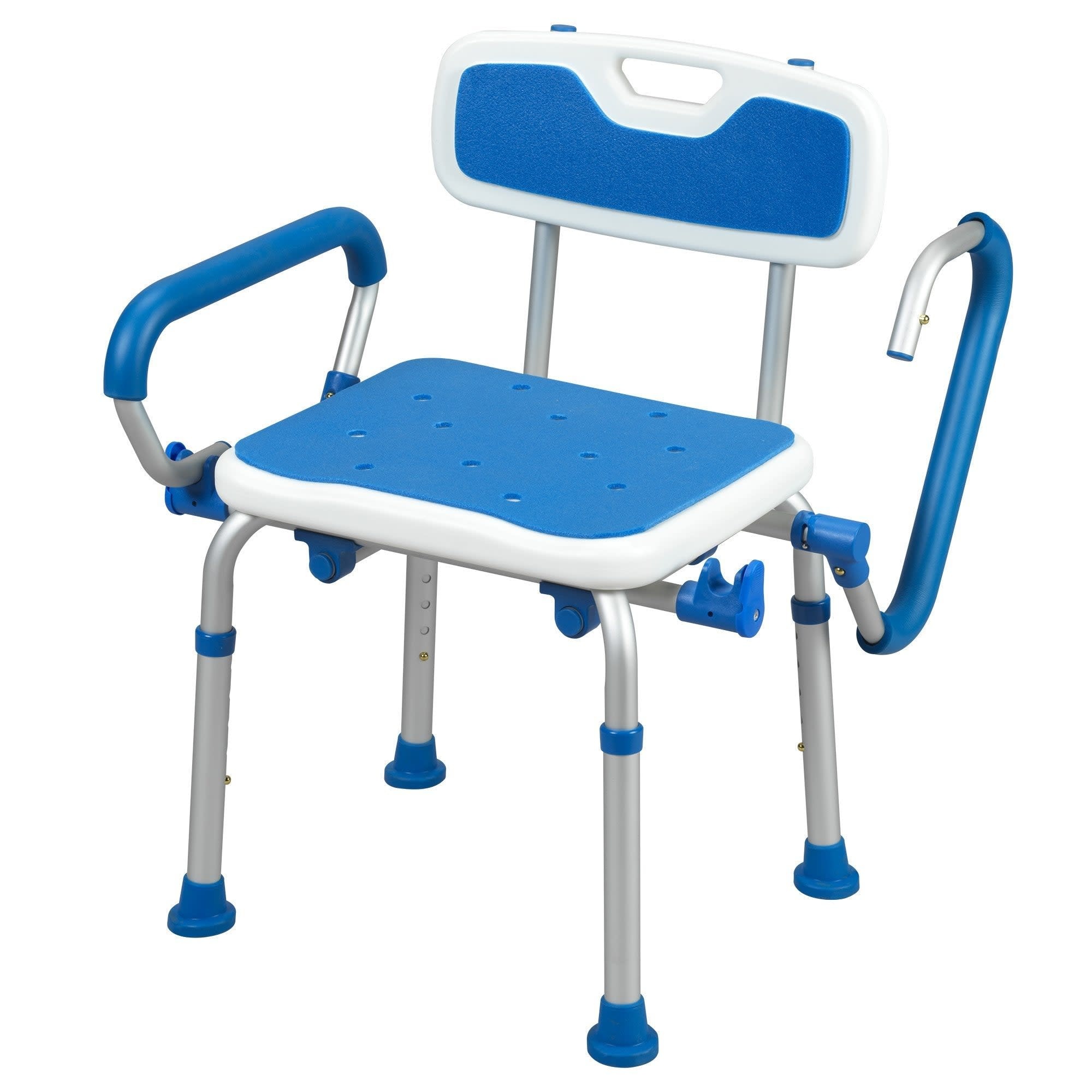 PCP-PCP Medical PCP Shower Chair w/Back & Flip-Up Arms