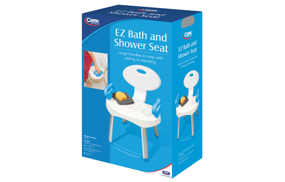 Carex E-Z Bath & Shower Seat w/Handles