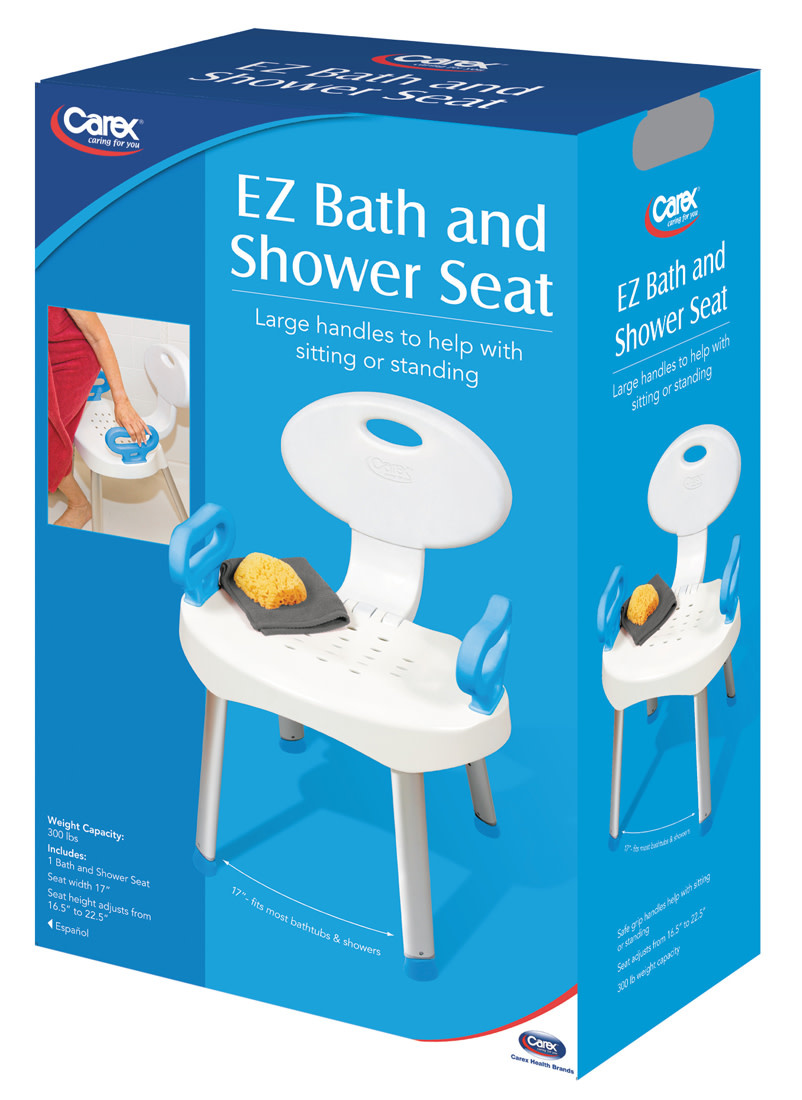 Carex E-Z Bath & Shower Seat w/Handles