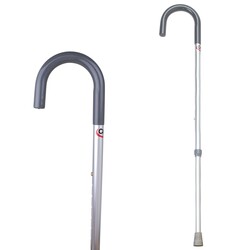 Carex Carex Walking Cane Round Handle Grey