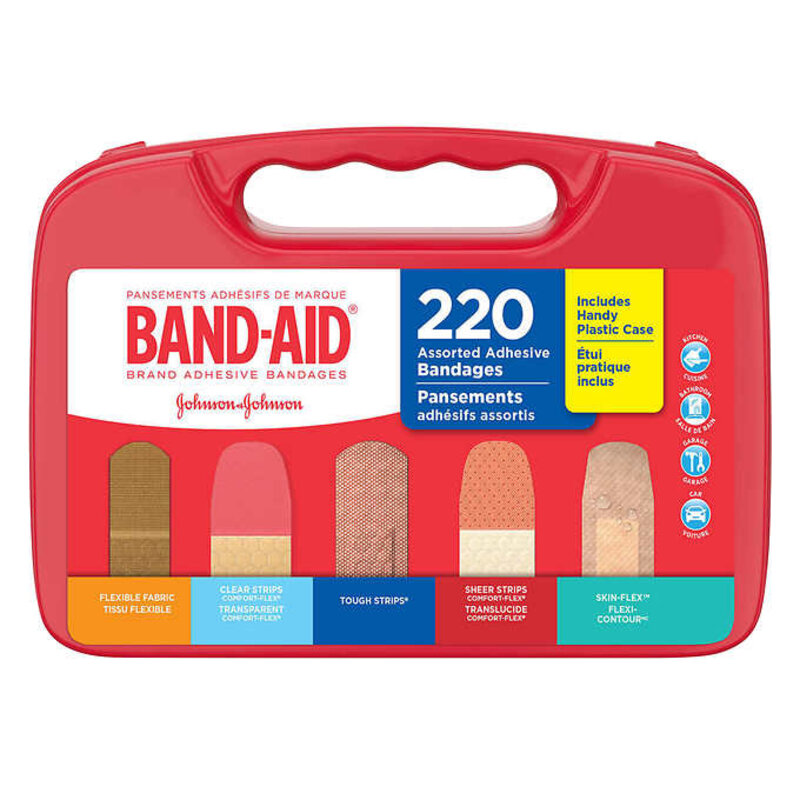 BND-BAND-AID Band-Aid Assorted Sizes 220/bx