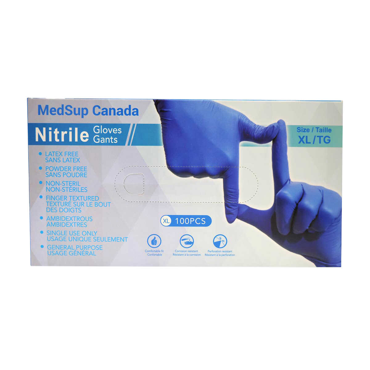 MedSup Canada Nitrile Gloves Med Supplies