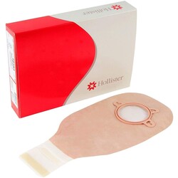 HOL- Hollister Hollister Drainable Pouch Lock N Roll w/AF300 Filter 2 1/4 Flange 12"L 10/bx